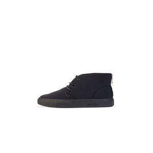 Del Toro Chukka Sneaker Black Neoprene & Leather Womens Size 11.5